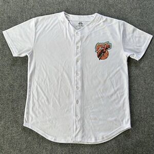 Space Jam Jersey Men's Large White Baseball Shirt Tune Squad Sequel Legacy